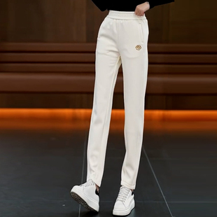 高腰显瘦小脚萝卜裤 松紧腰休闲卫裤 哈伦裤 加绒加厚2025新款 女冬季