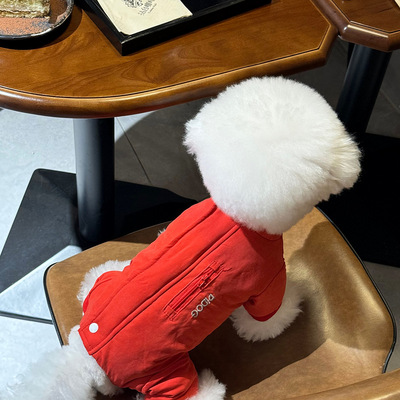 宠物全包加厚四脚衣服护肚子