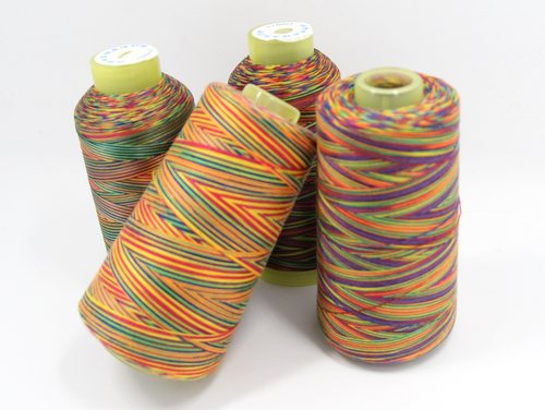 七彩五彩缝纫线柳青牌30元包邮