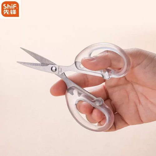 9-768先锋1250透明握把办公剪刀