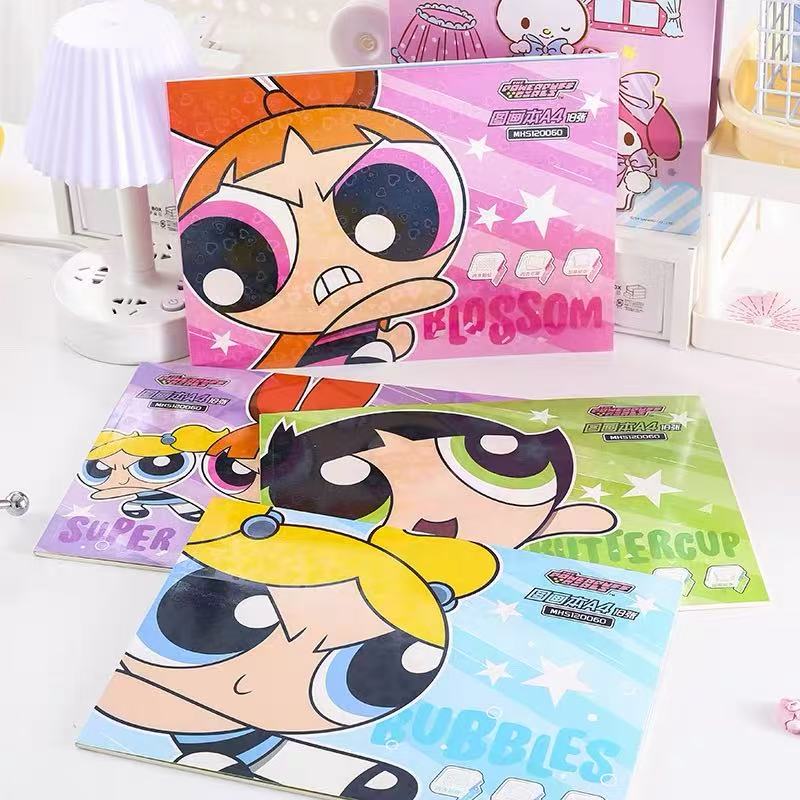 9-796飞天小女警系列图画本A420061（28张）