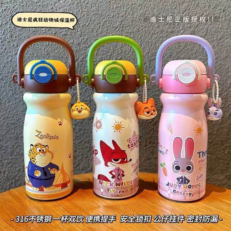 2-318疯狂动物城保温杯550l