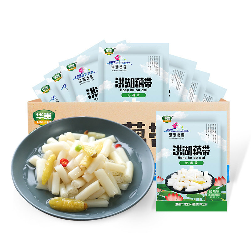 华贵【洪湖香莲】泡藕带400g