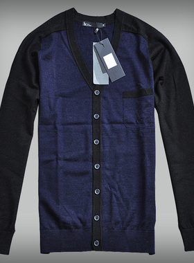 【L170】男装 秋高档羊毛商务休闲学院风 男士修身开身针织衫毛衣