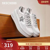 高街小白鞋 斯凯奇低帮板鞋 百搭女休闲运动鞋 厚底美式 春季 流行时尚