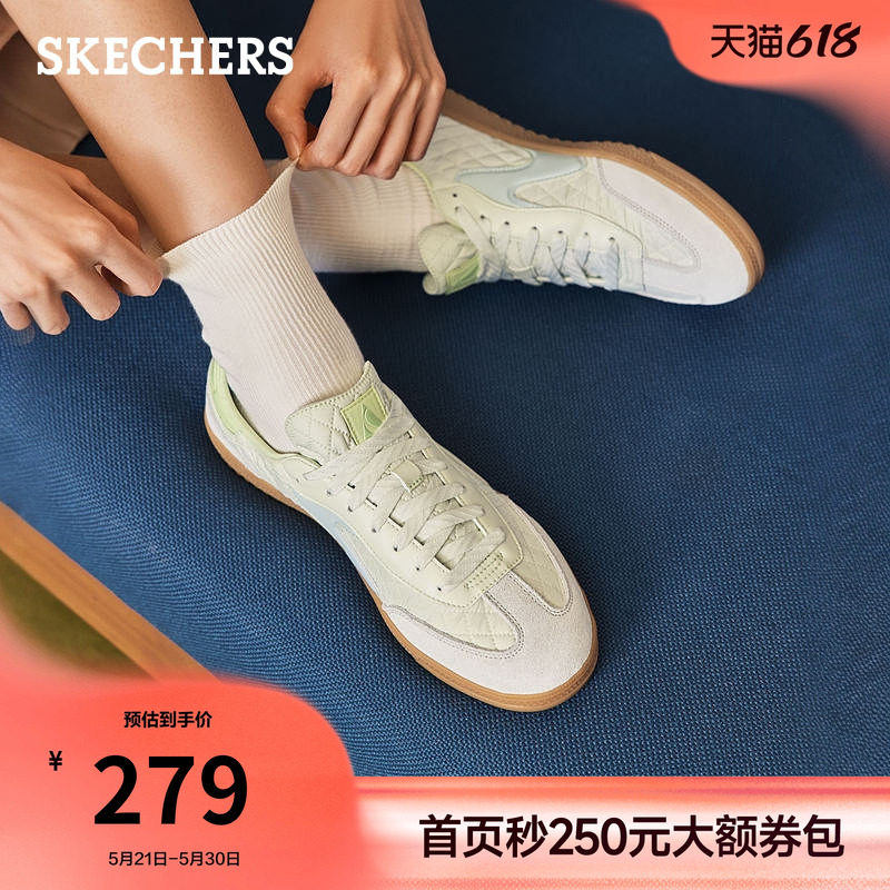 斯凯奇芭蕾德训鞋|流行女鞋休闲运动鞋T头鞋小白鞋时尚百搭板鞋