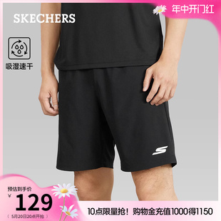 百搭速干运动短裤 Skechers斯凯奇2024年夏季 男子时尚 健身裤 新款