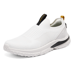 Skechers斯凯奇2024年秋季新款男士一脚蹬健步鞋舒适百搭休闲鞋