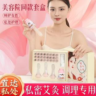 美容院专用会阴灸器具 私密艾灸磁吸灸柱家用妇科导管私处护理套装