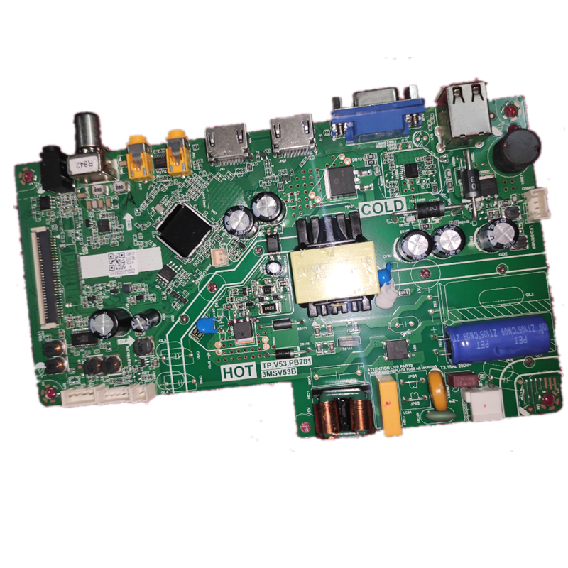 三合一电视主板多制式兼容屏