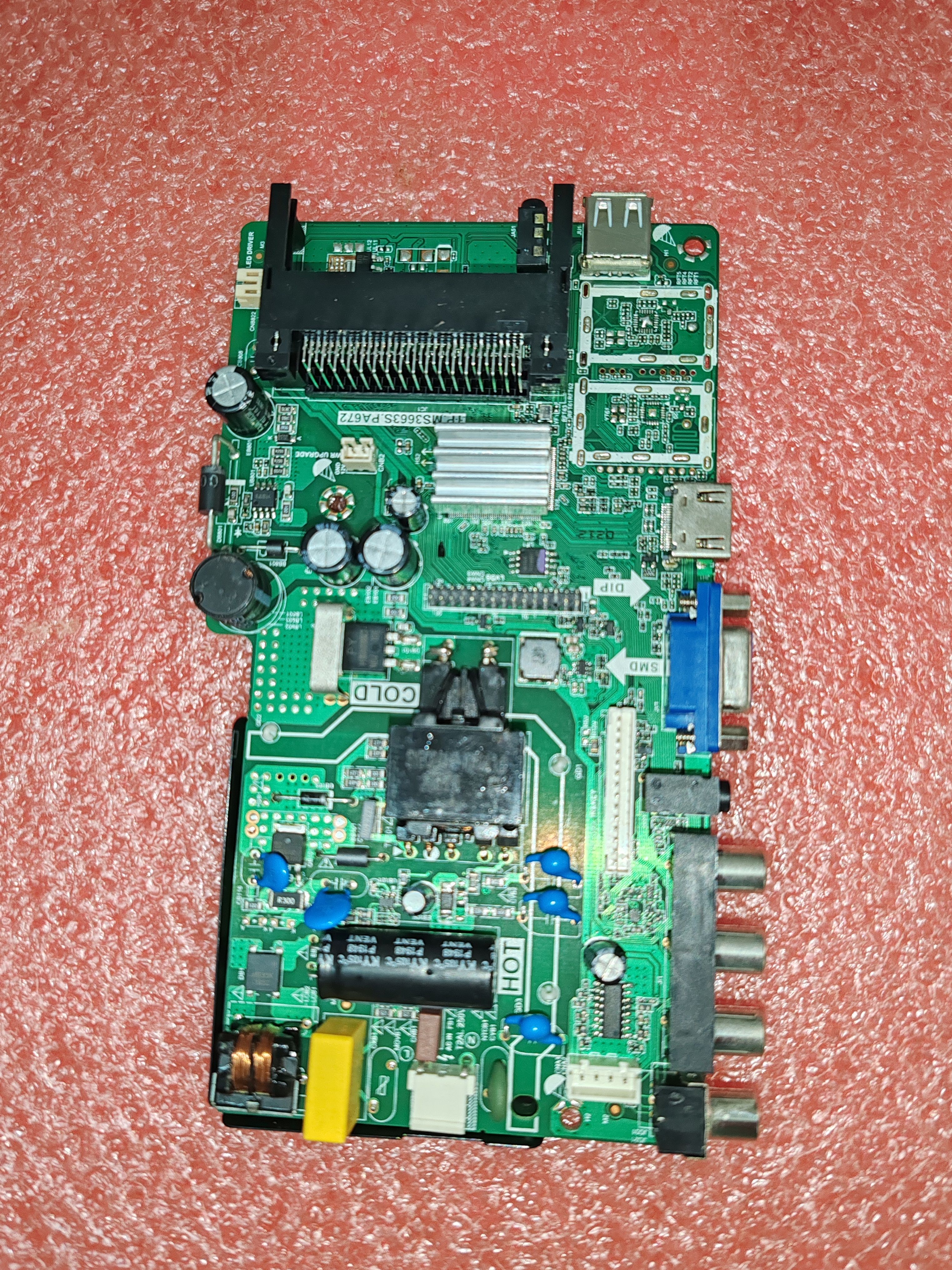 TP.MS3663s.pa672   3合1电视机主板兼容各种屏幕测试好发货