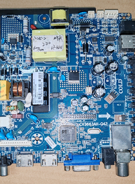 CV3663AH-Q42  三合一电视主板测试好实物照  35W   66V 300MA 1