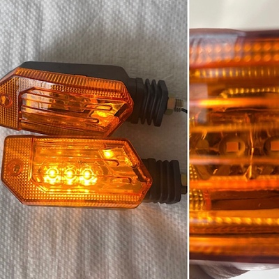 电动三轮车前转向灯48-72伏通用转向灯 大江三轮车转向灯