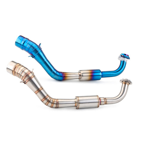 适用于雅马哈 NVX155前段排气改装 带回压前段 分体式前段排气管