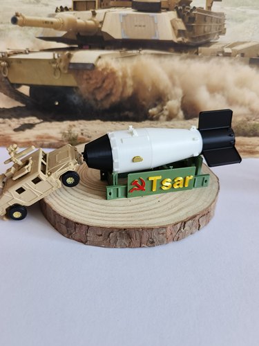 沙皇大伊万核弹氢弹模型桌面摆件道具科普纪念节日礼品沙盘微缩