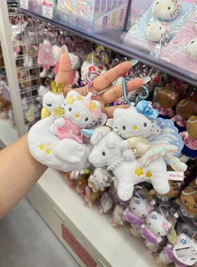 现货日本本土采购三丽鸥限定梦幻独角兽kitty12cm左右暗黑 炭黑