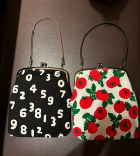 现货 日本采购 SOUSOU 口金包 斜挎包帆布数字包日系文艺京都特产