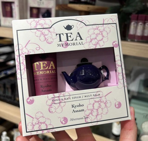 现货日本本土afternoon tea下午茶护手霜茶壶苹果万用保湿润唇膏