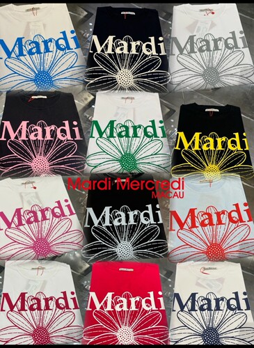 现货韩国产Mardi短袖休闲小雏菊单花多花三花女款印花T恤宽松短裤