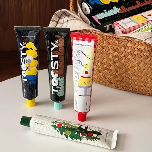 韩国TOOSTY牙膏小众纯植物提取清洁牙齿口腔清新口气高颜值牙膏