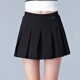 黑色百褶裙2026春短裙垂坠感松紧高腰半裙配靴子神器安全防走光