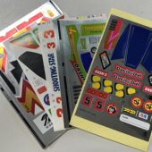 四驱兄弟四驱小子四驱车贴纸散卖