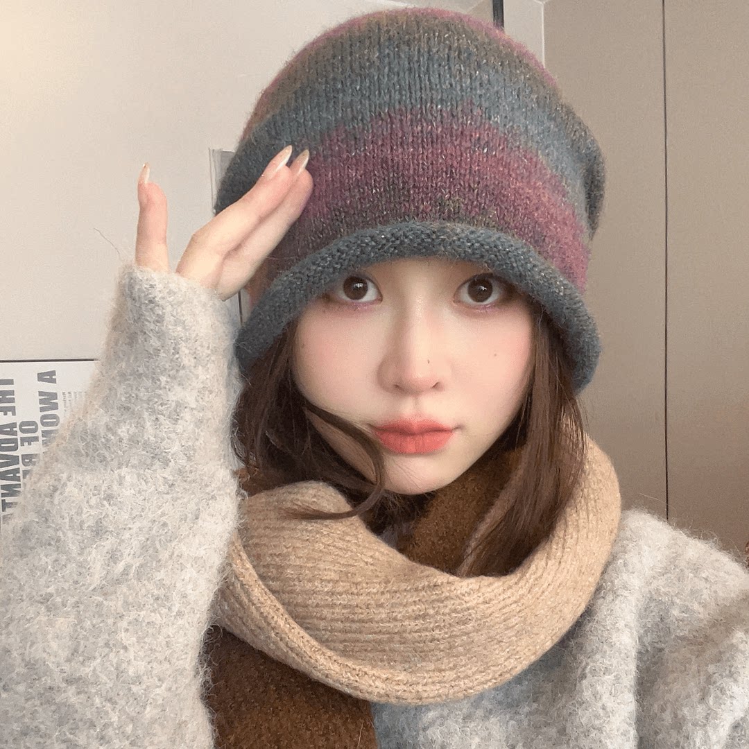 抽绳堆堆帽出游休闲女