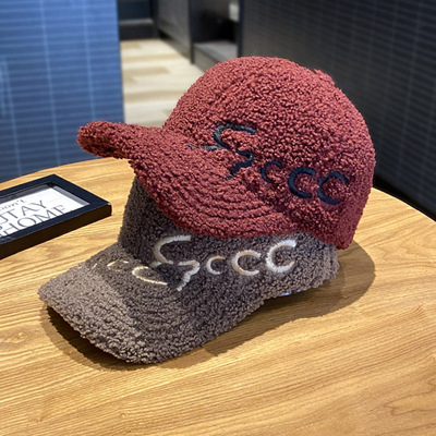 男女款羊羔毛棒球帽秋冬被保暖帽