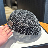 贝雷帽子女夏季 薄款 立体定型前进帽透气显脸小画家帽百搭 时尚 韩版