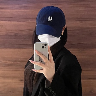 小眾休閑鴨舌帽子女春秋網紅百搭顯臉小棒球帽男潮情侶太陽帽 韓版