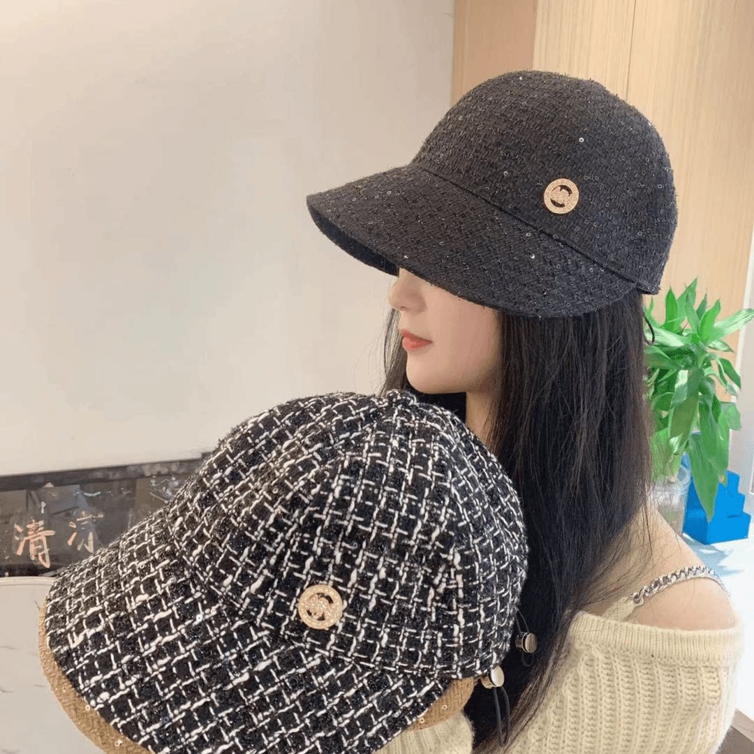韩版休闲渔夫帽子鸭舌香风秋季