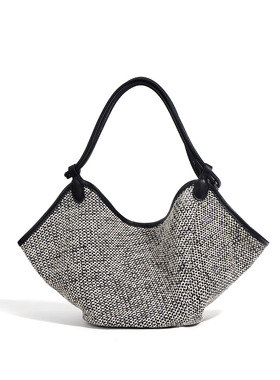 2025新款法式度假风感大容量托特包饺子包慵懒风单肩斜挎包女