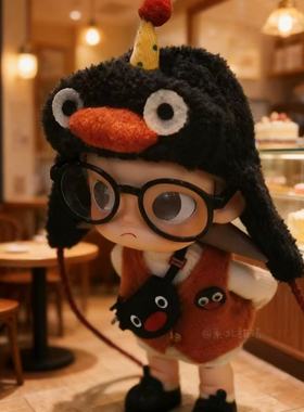 同人谷仅衣服Zsiga娃衣1/8秋冬新款小企鹅橙色马甲套装嘎子姐潮玩