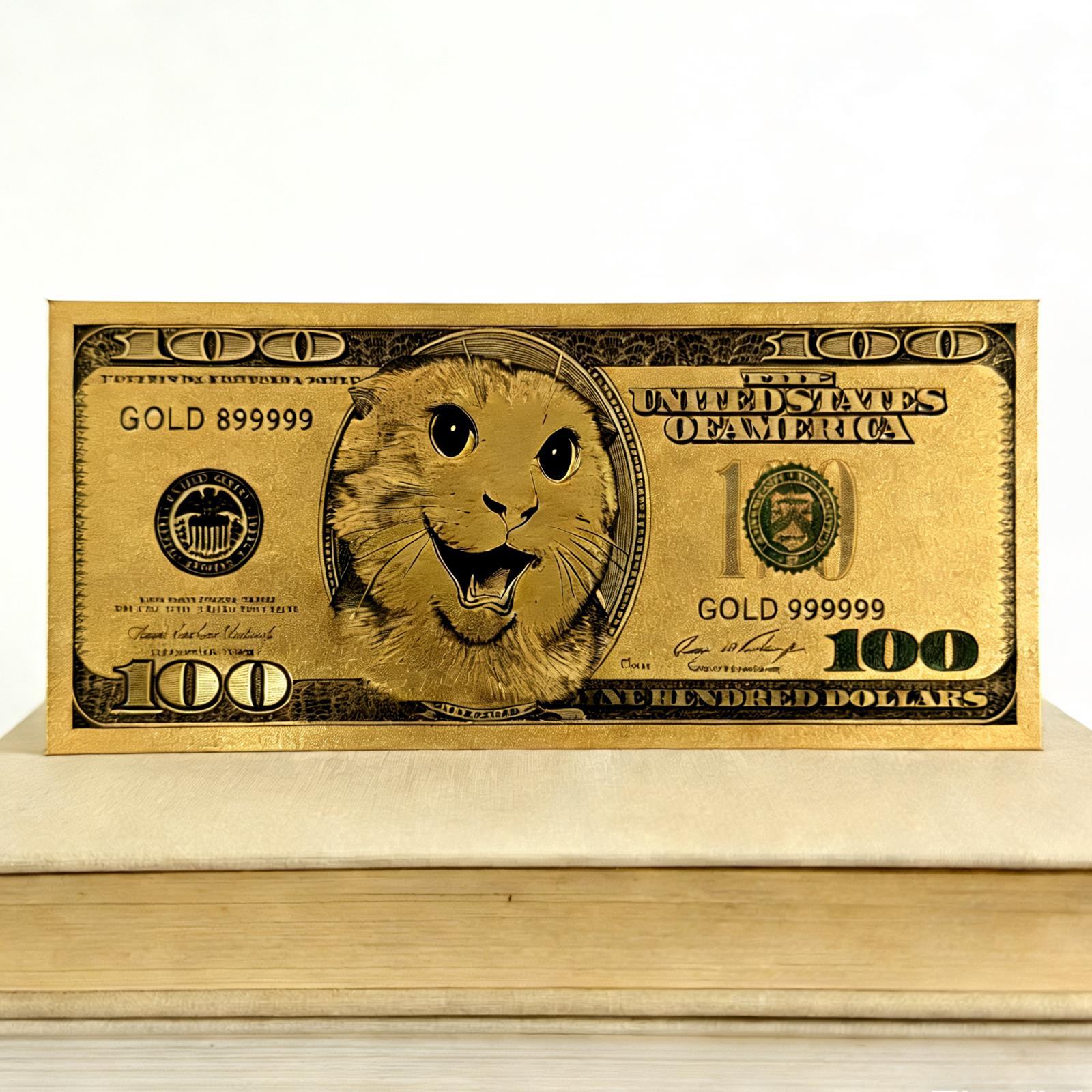 哈基米纪念钞曼波南北绿豆猫咪周边抽象礼品收藏朋友赠送