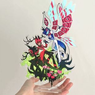 同人谷地狱客栈周边自制阿拉斯托VOX甜蜜双人亚克力立牌收藏纪念