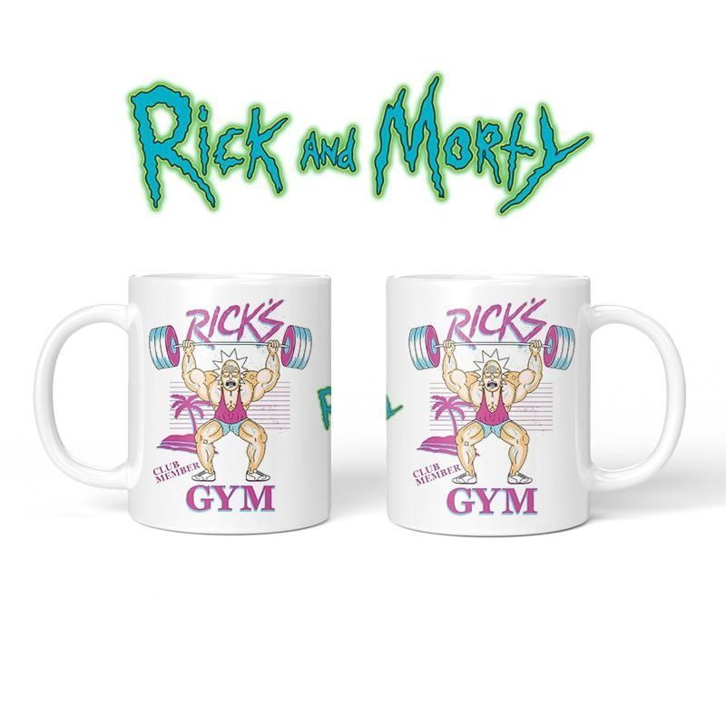 rick and morty mug瑞克和莫蒂陶瓷马克杯办公室咖啡早餐水杯子