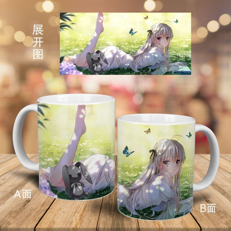 缘之空穹妹卡通动漫周边二次元马克杯陶瓷水杯带把学生生日礼物