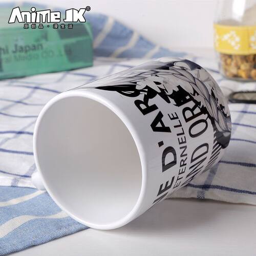影月流动漫周边fate apocrypha贞德次元陶瓷水杯子马克杯