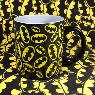 DC漫画BATMAN蝙蝠侠2大容量涂鸦标志陶瓷杯马克杯外贸水杯子周边