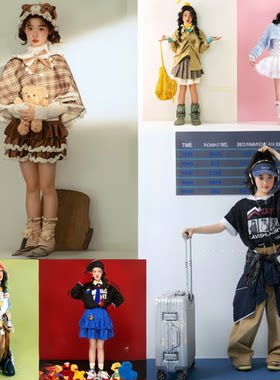 LOOK儿童摄影服装影楼拍照主题潮