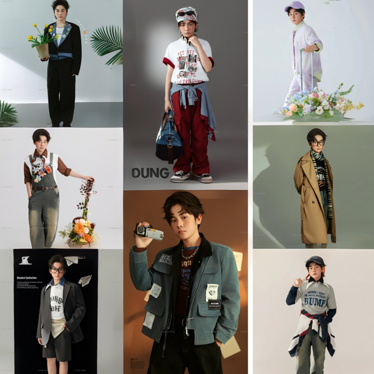 儿童摄影服装影楼9-12岁拍照主题