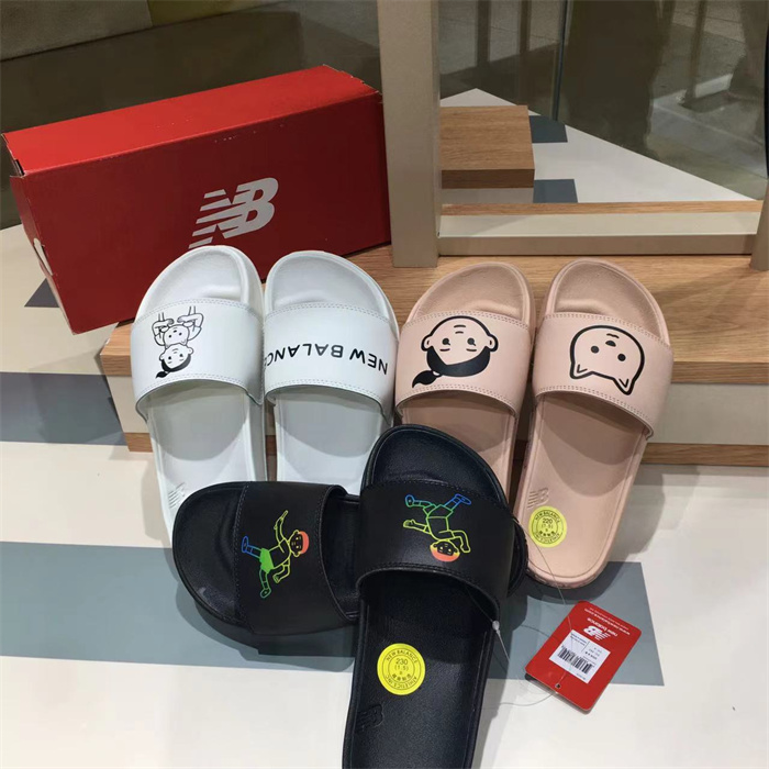 NewBalance X Noritake联名情侣小人头拖鞋SMF/SWF200NW//NP/NB