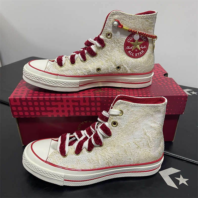 Converse匡威1970s龙年限定纪念款红色灰白色A08701C蛇年A13348C