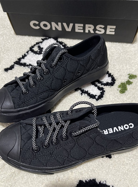 Converse匡威开口笑黑色男女休闲帆布鞋 169597C