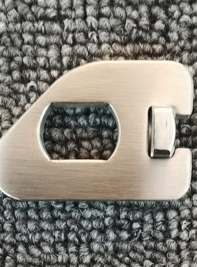 自制不锈钢电机防转片适用于小牛改装EPRC/jcgk鲨鱼款可调节平叉