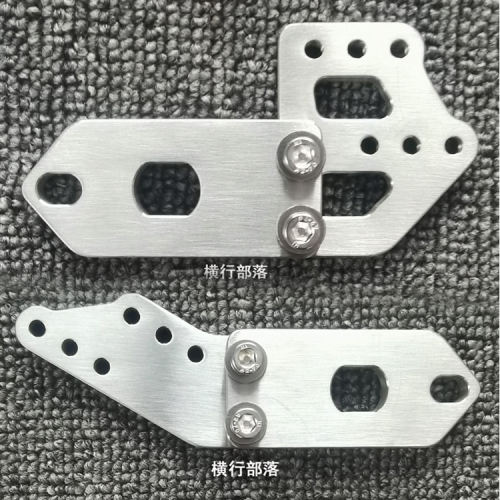 自制不锈钢电机防转片挡泥板分体