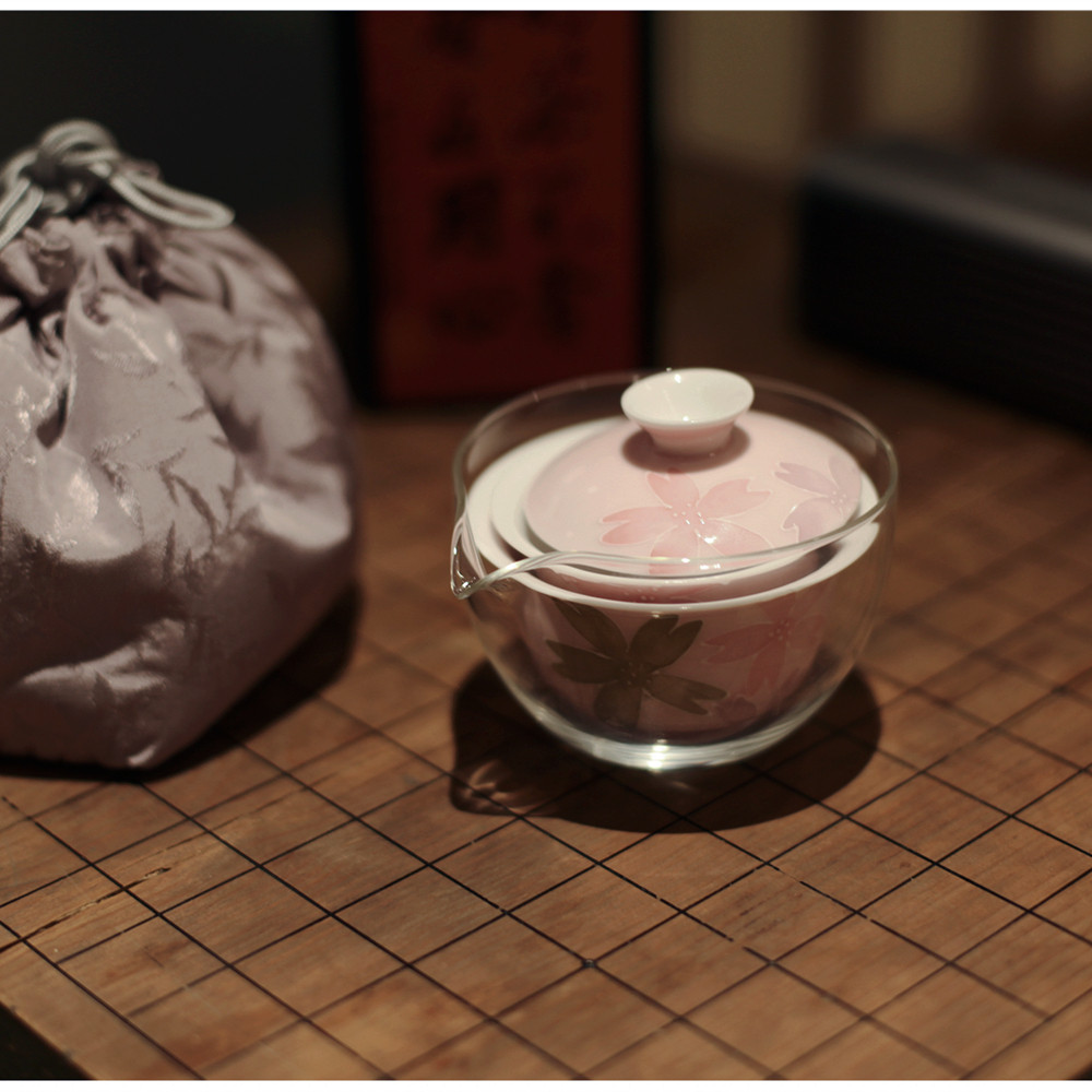 |勿念|《有田烧》个人饮盖碗 旅行茶具 一人饮收纳叠叠乐一碗一杯图片
