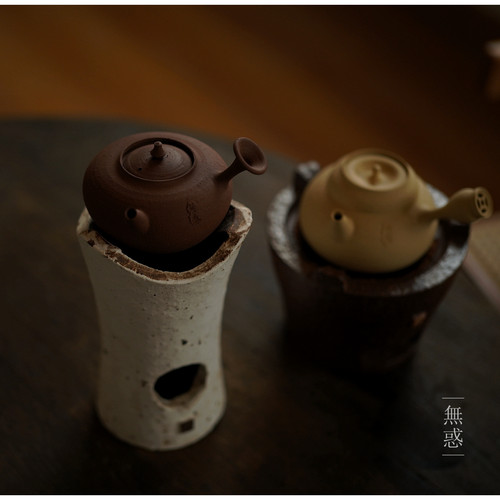 |無惑|潮州工夫茶工作室 炭炉 砂銚 全手工 小壶 手拉壶月下煮茶