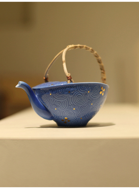 |亦宋书院|《洒蓝》分茶器 绿茶泡茶器 公道杯 提梁陶瓷