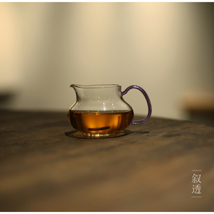 |叙透|《飘香分茶器》公道杯公杯 可加热 断水高硼硅高透无铅玻璃